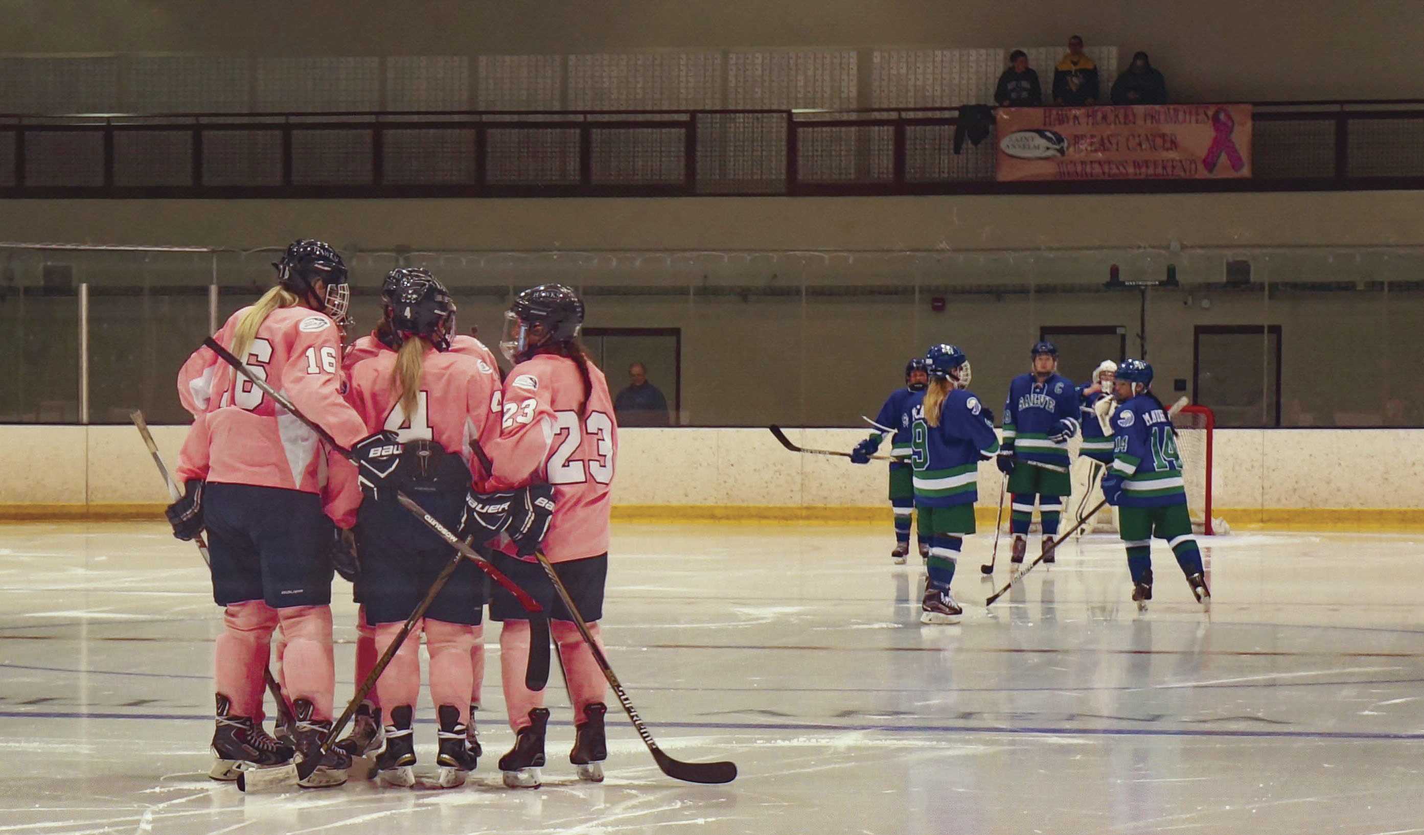 Womens Hockey Continues Hot Streak With Win And Tie On Pink In The