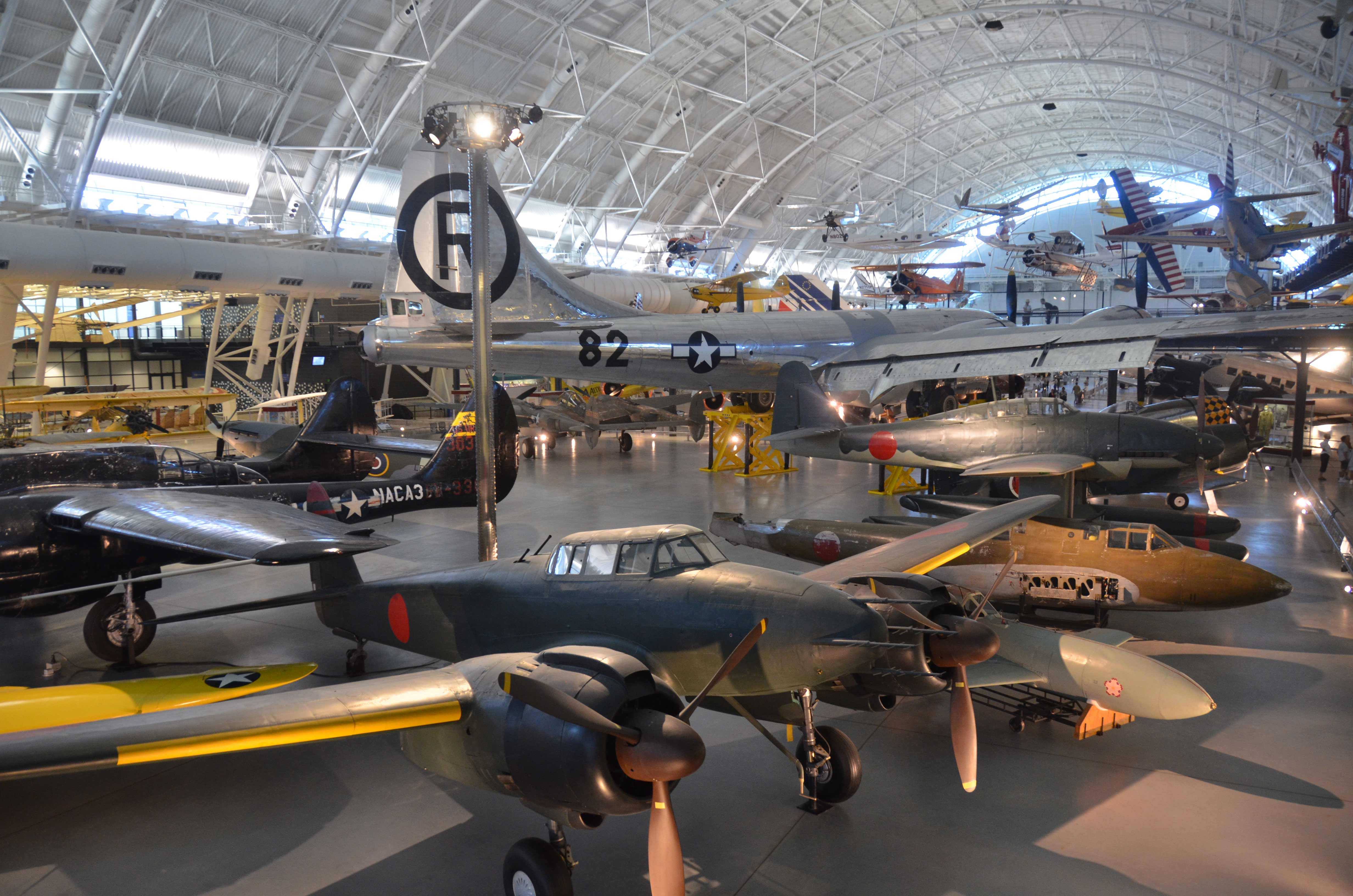 View of the Udvar-Hazy annex to the National Museum of Air and Space; a testament to humankind’s aviation accomplishments.