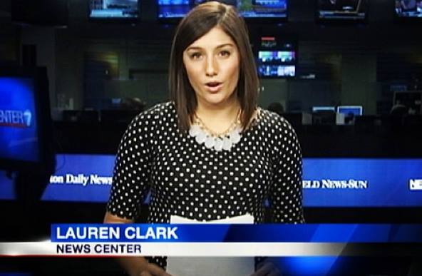 Lauren Clark accepted a job at Channel 7 News in Dayton, Ohio 