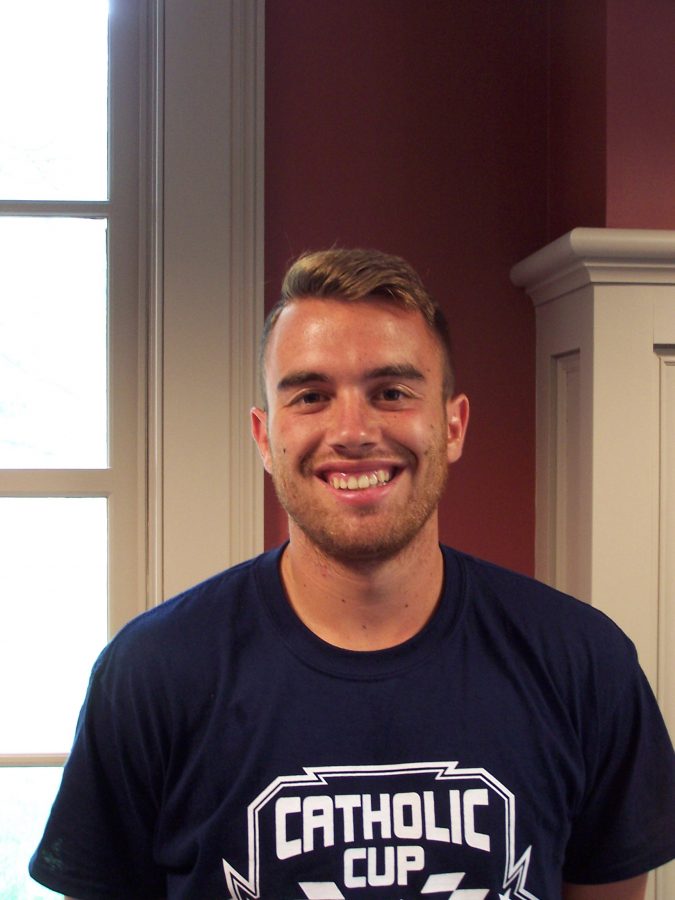 Men's soccer senior Zach Heckt.