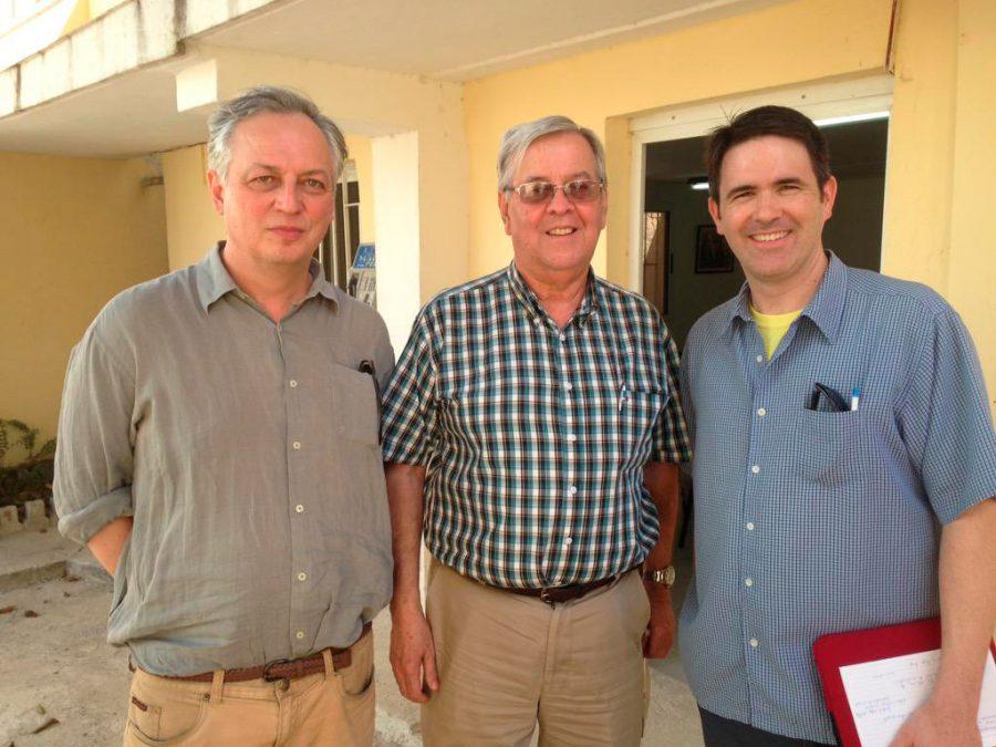 Professors+Pajakowski+and+Masur+with+former+Cuban+diplomat+Dr.+Carlos+Alzugaray.