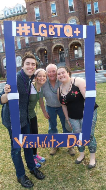 Saint Anselm students host the college’s first LGBT Day of Visibility