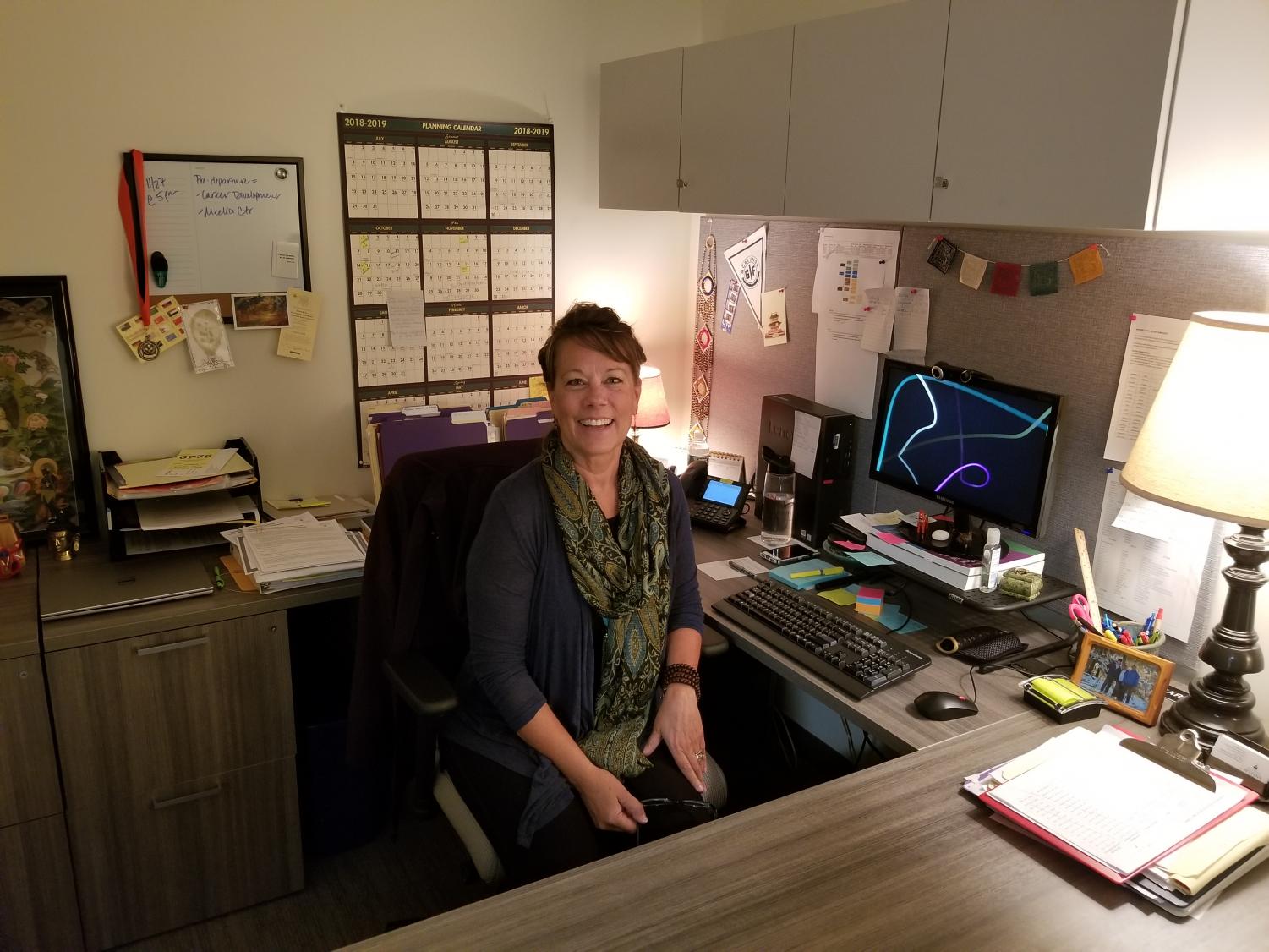 While this is Bjerklie-Barry’s first year at Saint Anselm College, she has been a college study abroad coordinator for 12 years.