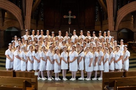 Sixty-nine senior student nurses received their pins on April 27, symbolizing their transition into professional nursing. 