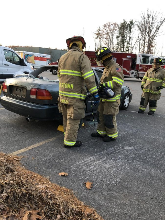 Goffstown fire department responds to emergency call.