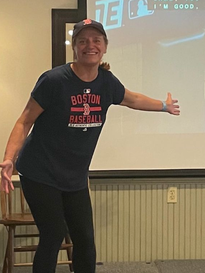 A post from Terry Newcombs Instagram showing her excitement for the Red Sox