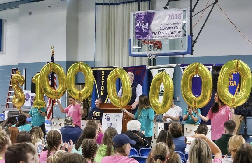 Saint Anselm College Relay for Life participants were proud to officially raise $1,000,000 in the fight against cancer