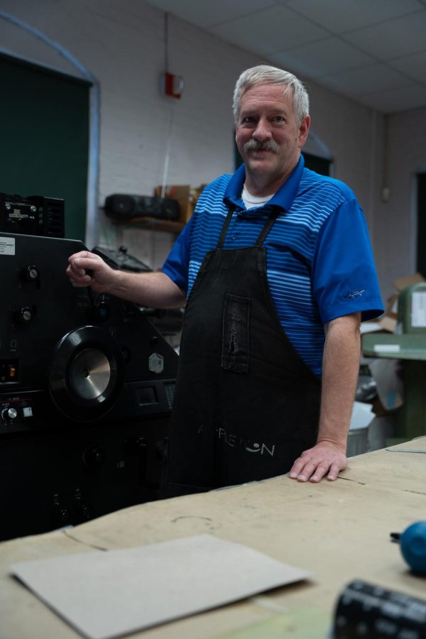 Keith Morse has been the College printer for 39 years