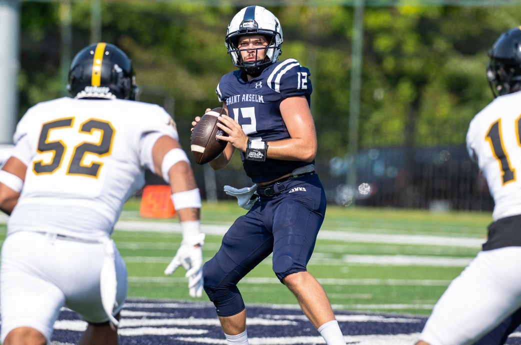 Saint Anselm football off to a perfect 30 start in their historic 2022