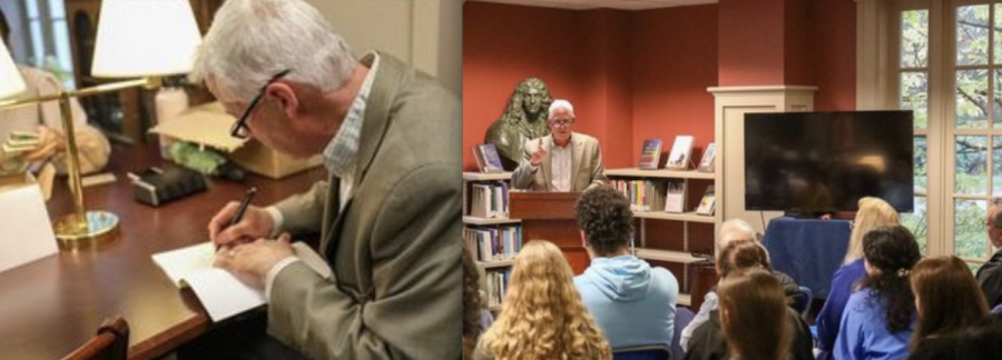 Prof. Bouchard held a reading and book signing in Geisel Library on Oct. 15.