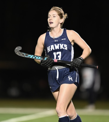 Senior forward Maggie Malloy lead the NE-10 in points (45) and in goals (19).