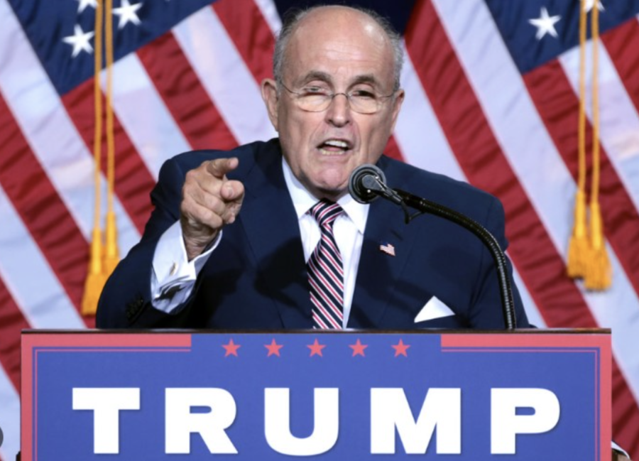 Rudy Giuliani advocated for the overturning of the 2020 presidential election. 