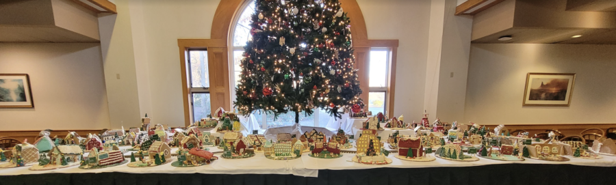 Entries in the annual gingerbread competition are on display in Davison Hall, just one of the many holiday traditions here at SAC. 