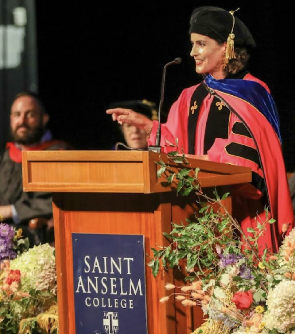 Dr. Emily Orlando ‘91 delivers keynote at 50th anniversary convocation.