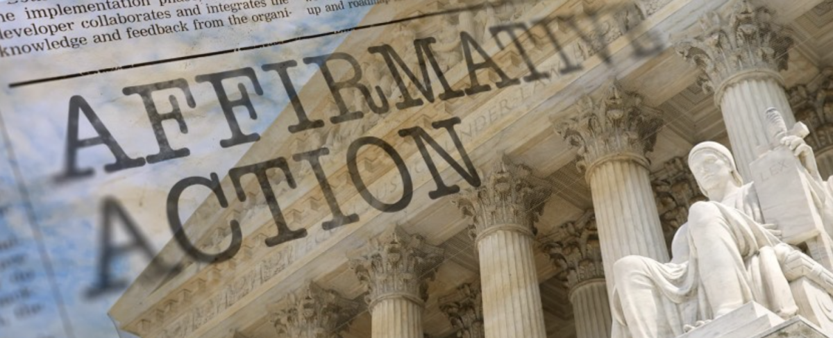 SCOTUS finds affirmative action unconstitutional under Equal Protection Clause.