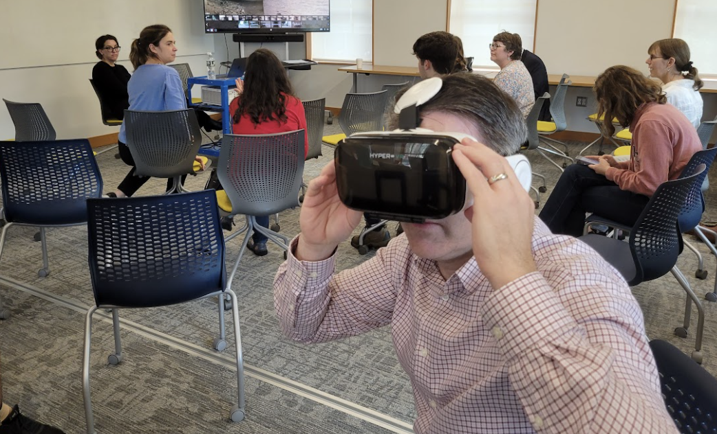 VR headsets offer immersive experience with the digital humanities.