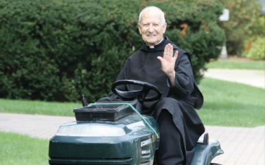 Fr. Cecil was the longest serving monk and a former director of Physical Plant.
