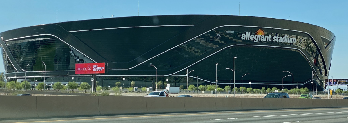 Allegant Stadium in Las Vegas is home to Super Bowl LVIII between the Kansas City Chiefs and the San Francisco