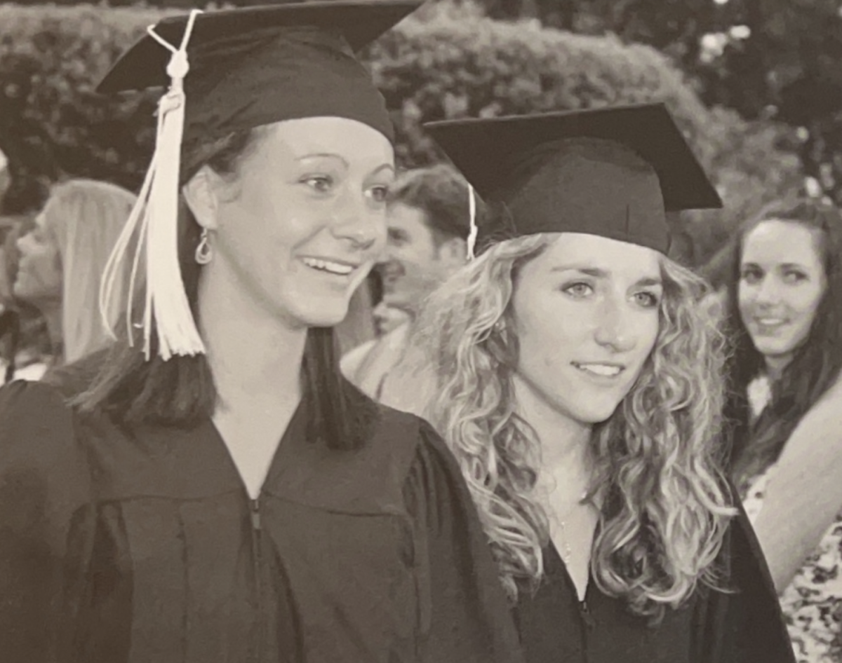 Lauren Coolijan (right) at baccalaureate circa 2010.
