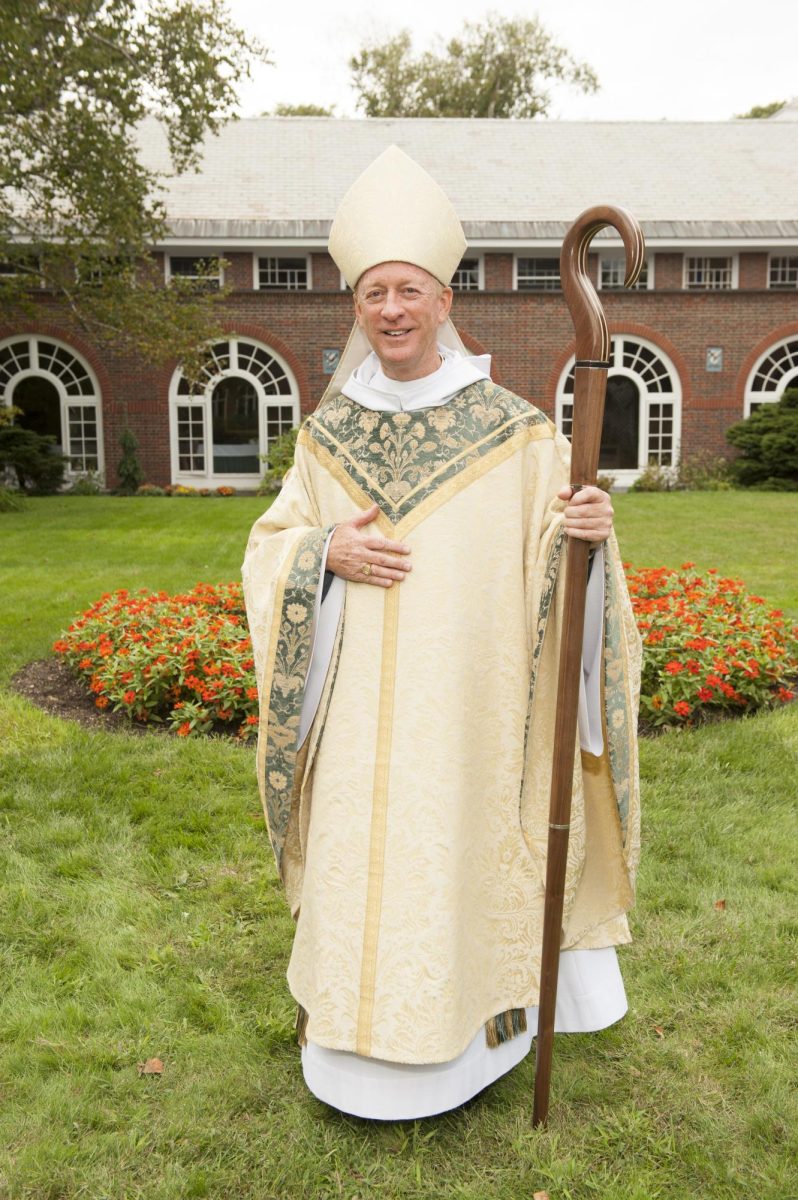 Abbot Mark Cooper, O.S.B. on the day of his abbatial blessing in 2012