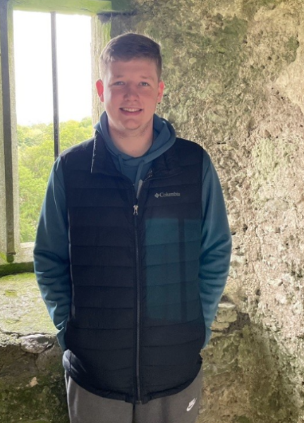A picture from inside the Blarney Castle in Ireland during my Fall 2023 trip