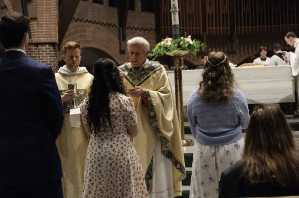 Saint Anselm College prides itself on maintaining Benedictine, Catholic traditions.