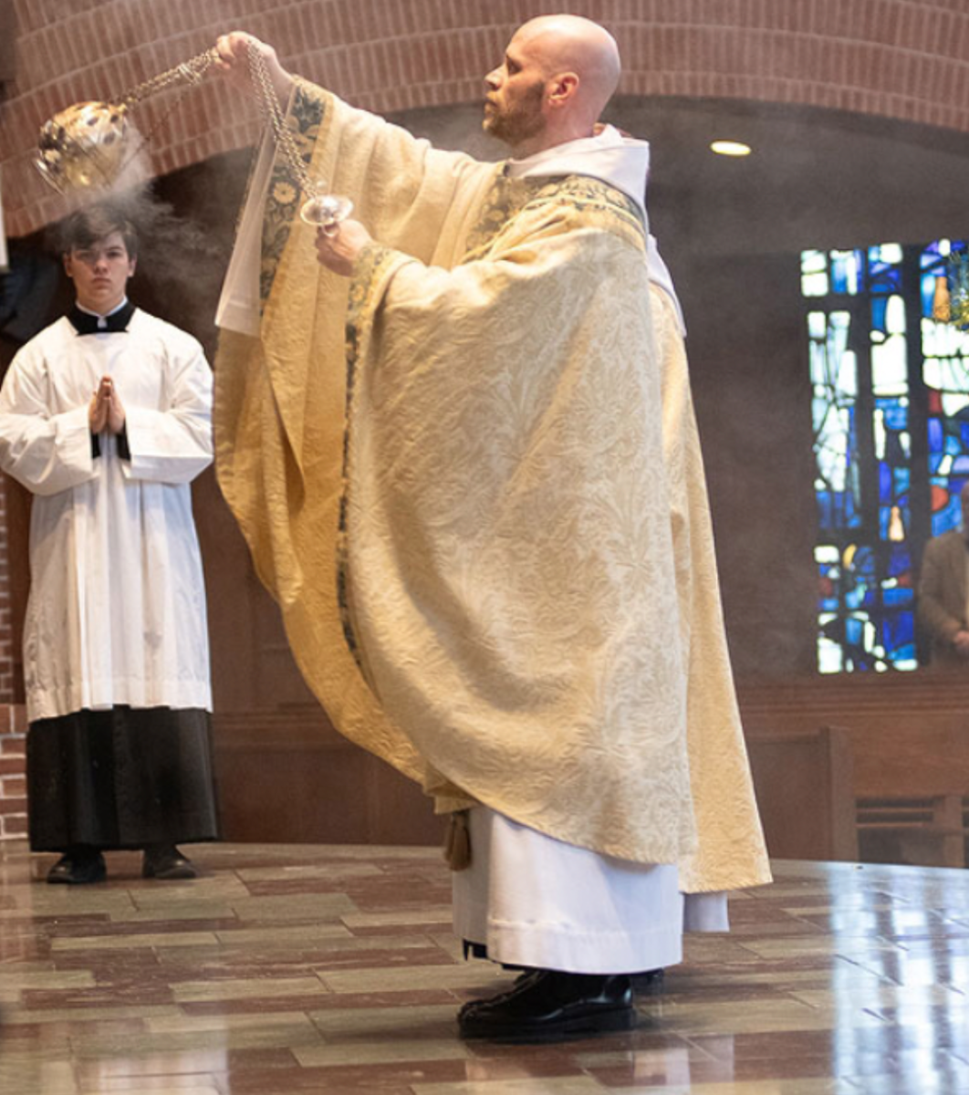Fr. George, O.S.B during his ordination