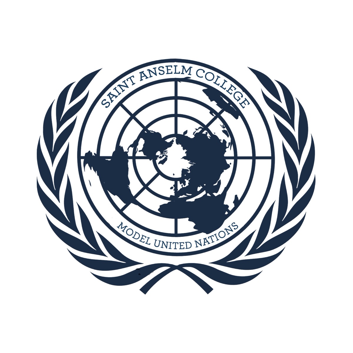 The symbol for Saint Anselm College's Model United Nations