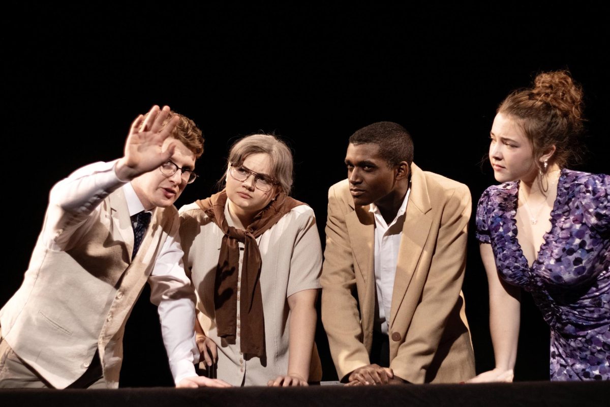 A scene from the Abbey Players show, The 12 Angry Jurors.