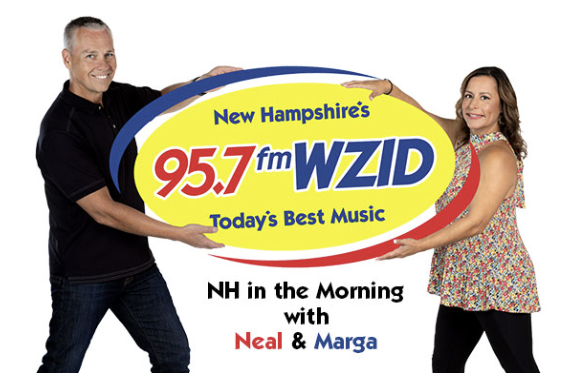  Neal and Marga of WZID pose in an advertisement for their show.
