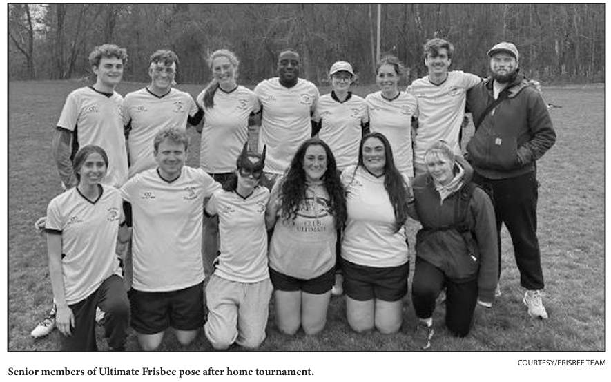 Ultimate Frisbee team hosts home tournament, celebrates seniors