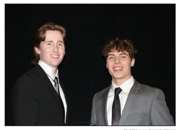  Newly-elected SGA President and Vice President, Colby Lynch and Caleb Lumbard.