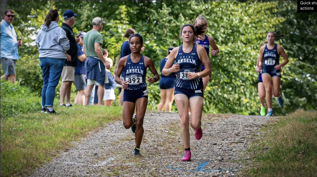 Senior Anyelina Martinez in Keene State Invitational in October, 2024