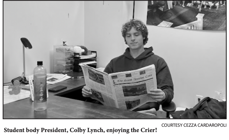 SGA president Colby Lynch ’26 looks to make his own legacy