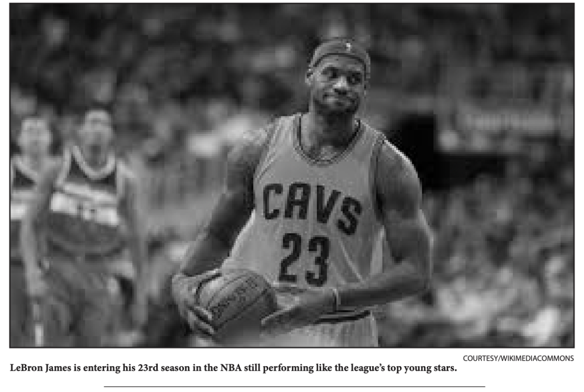 LeBron James uses status to tease fans on retiring from the NBA
